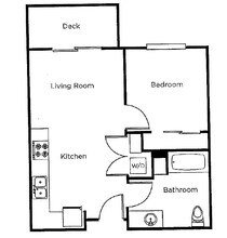 1x1 | Age 55+ A226 floor plan